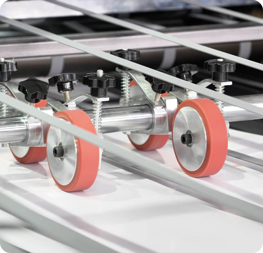 Paper Reel Edges Intelligent Double Rotary Sheeter - Zhejiang Haosheng Intelligent ...